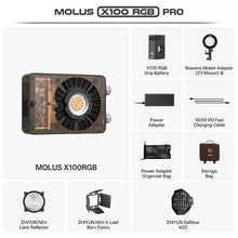 Load image into Gallery viewer, ZHIYUN MOLUS X100 RGB PRO: Pocket COB Light - Zhiyun Australia