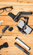 Load image into Gallery viewer, ZHIYUN Filmmakers Kit: 3 Axis DSLR Camera Gimbal + Condenser Microphone + Water proof RGB tube Light - Zhiyun Australia